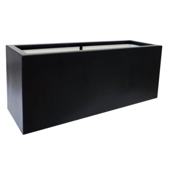Plantekasse i glasfiber - Rektangel - 150 x 50 x 60 cm - Med bund