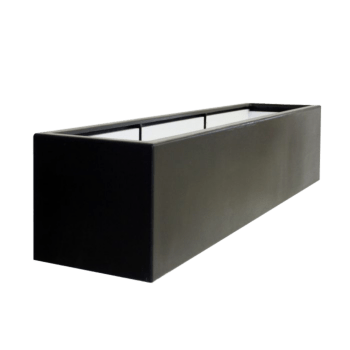 Plantekasse i glasfiber - Rektangel - 200 x 60 x 60 cm - Med bund
