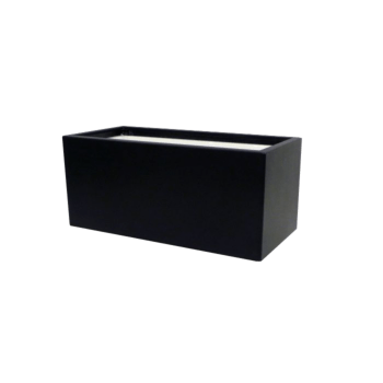 Plantekasse i glasfiber - Rektangel - 60 x 40 x 40 cm - Med bund