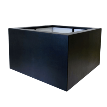 Plantekasse i glasfiber - Kvadratisk - 160 x 160 x 80 cm - Med bund