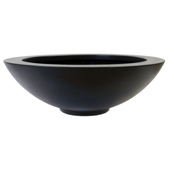 Plantekasse i glasfiber - Skål - Ø 120 x 40 cm - Med bund