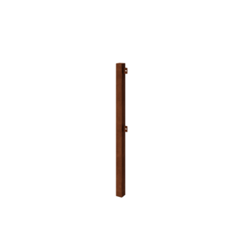 Cortenstål pyntehegn - Hjørnestolpe - 110 cm