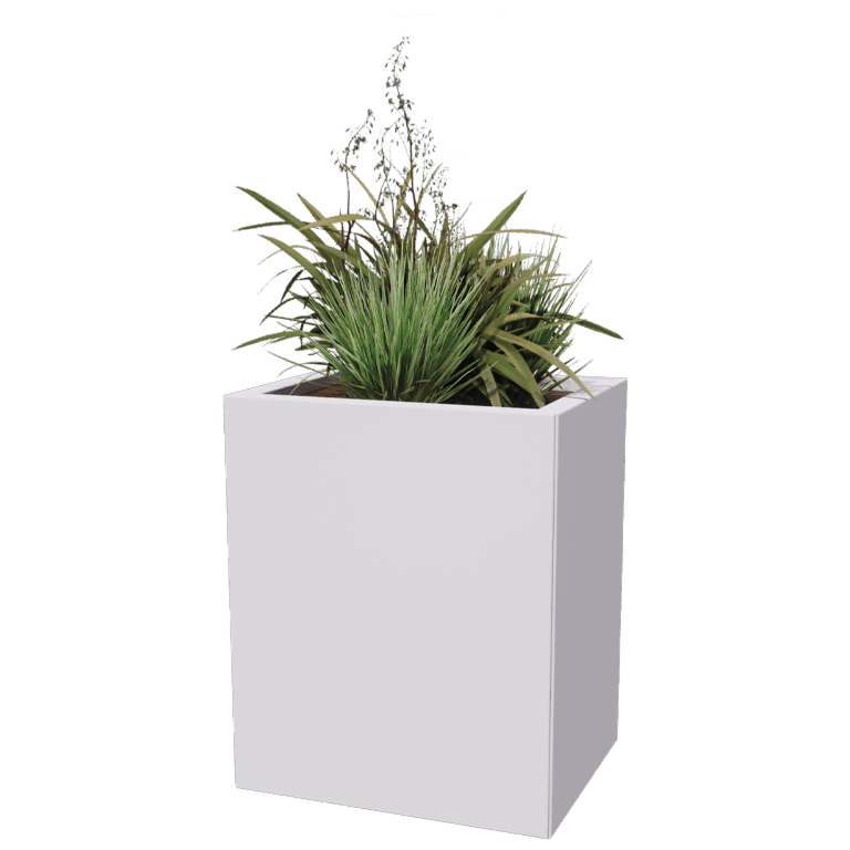Plantekasse af pulverlakeret stål Texas 40 x 50 cm