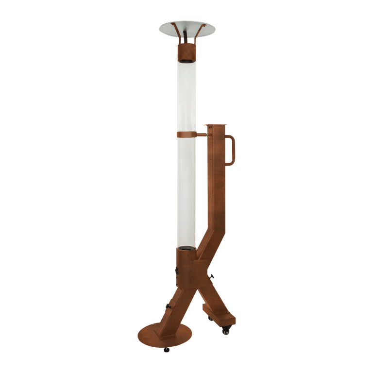 Terrassevarmer træpiller - Rocket - Corten