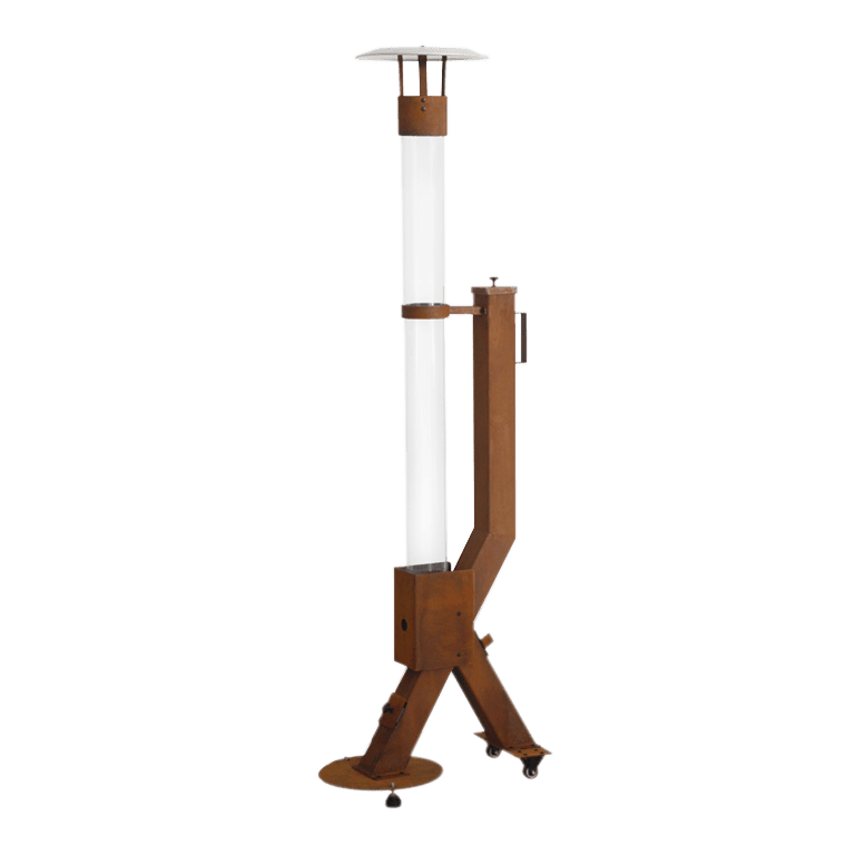 Terrassevarmer træpiller - Rocket - Corten