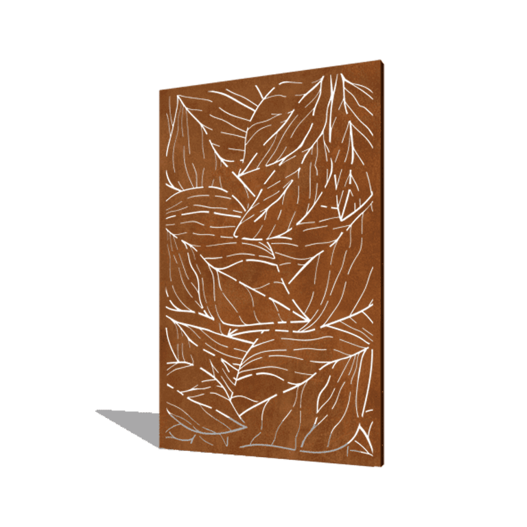 Blade corten-stål 120 x 6 x 190 cm