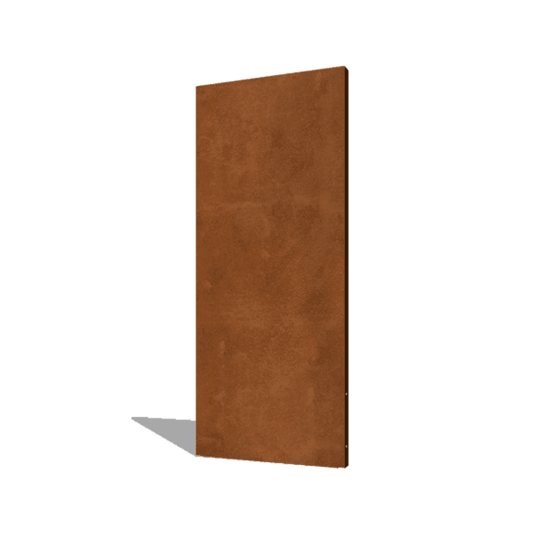 Panel base i cortenstål 80 x 6 x 190 cm