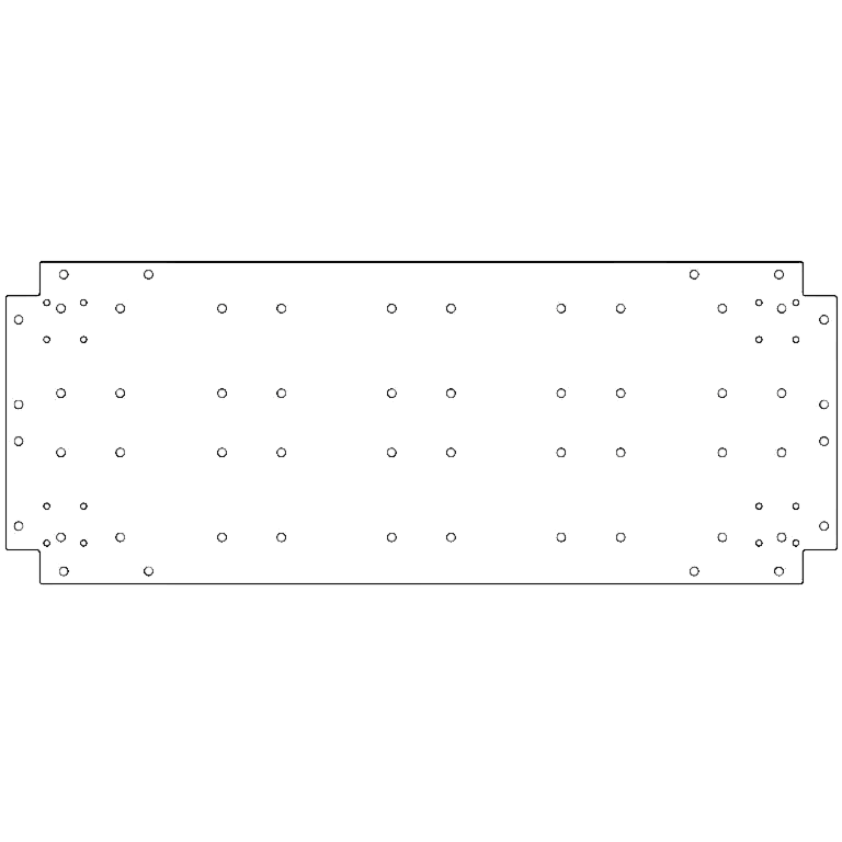 Bundplade galvaniseret stål 40 x 100 cm