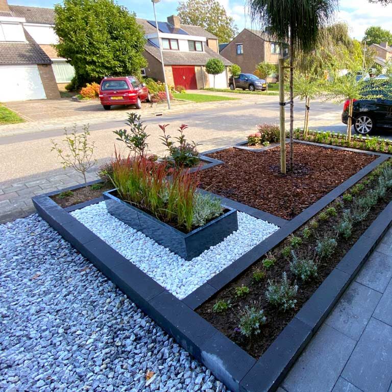 Plantekasse af pulverlakeret stål Texas xxl 150 x 50 cm