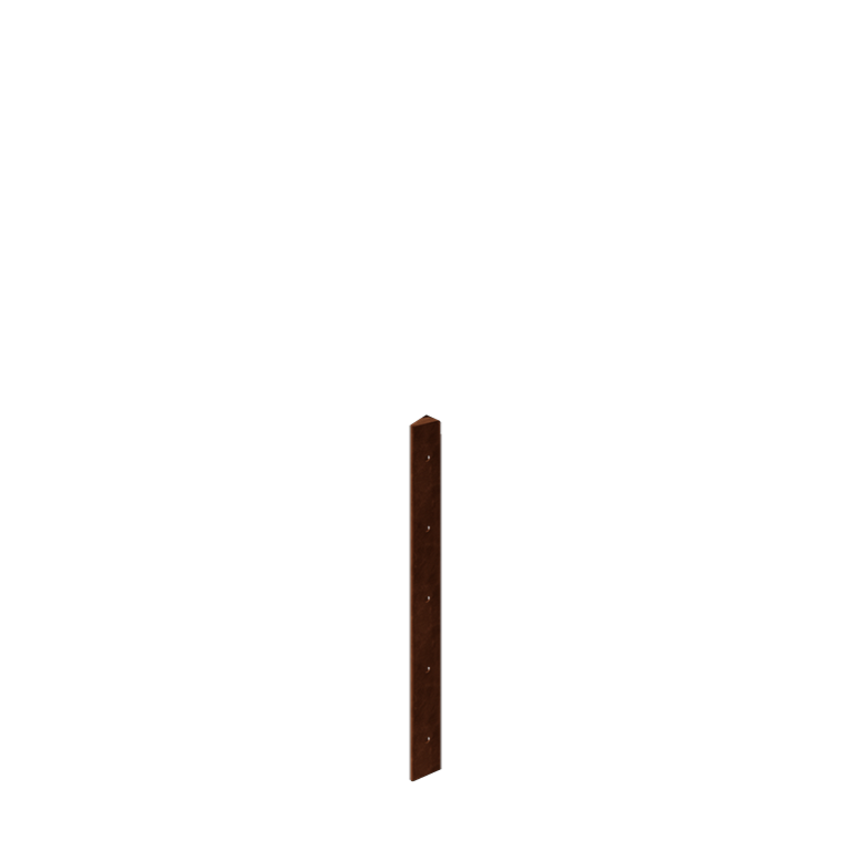 Cortenstål plantekasse - Hjørneprofil 30° - 50 cm