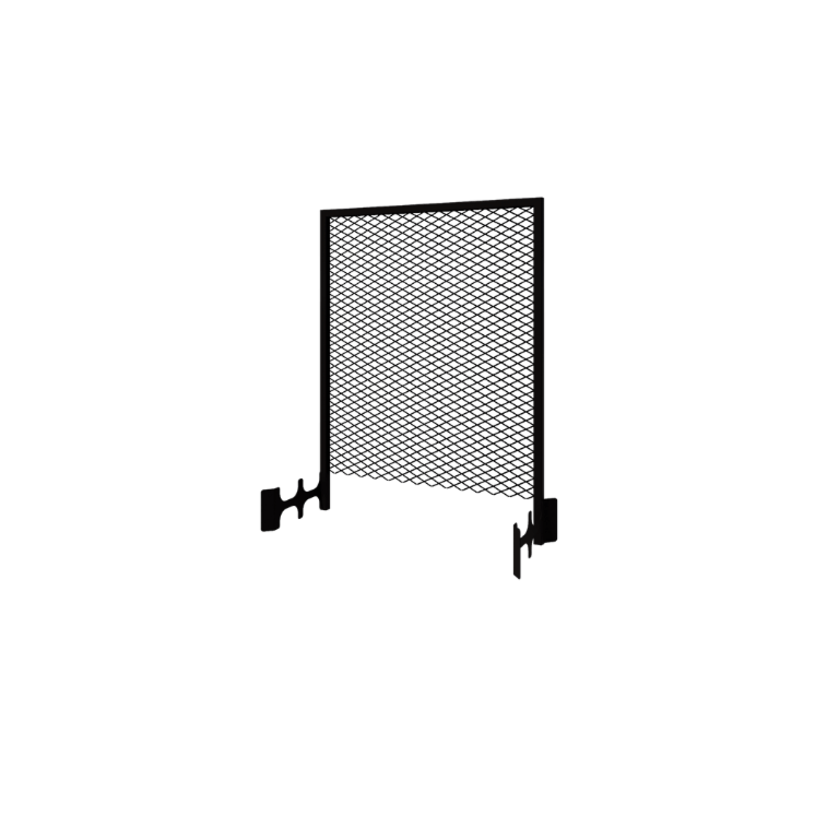 Stål klatreplantegitter - 90 x 3 x 117,5 cm - RAL9005 mat (sort) - Til plantekasse 40 cm