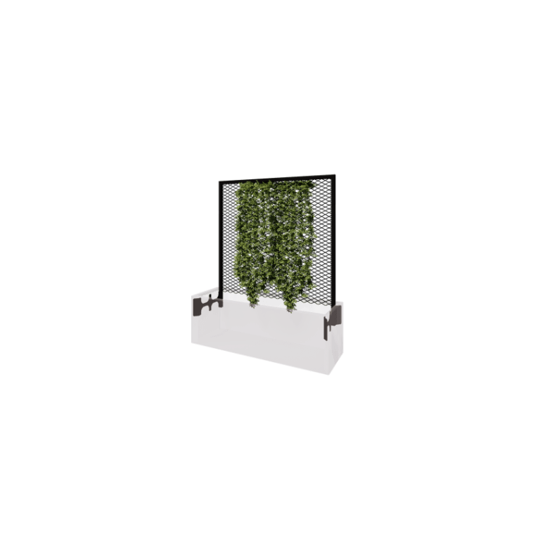 Klatrestativ til planter sort 120 x 40 cm