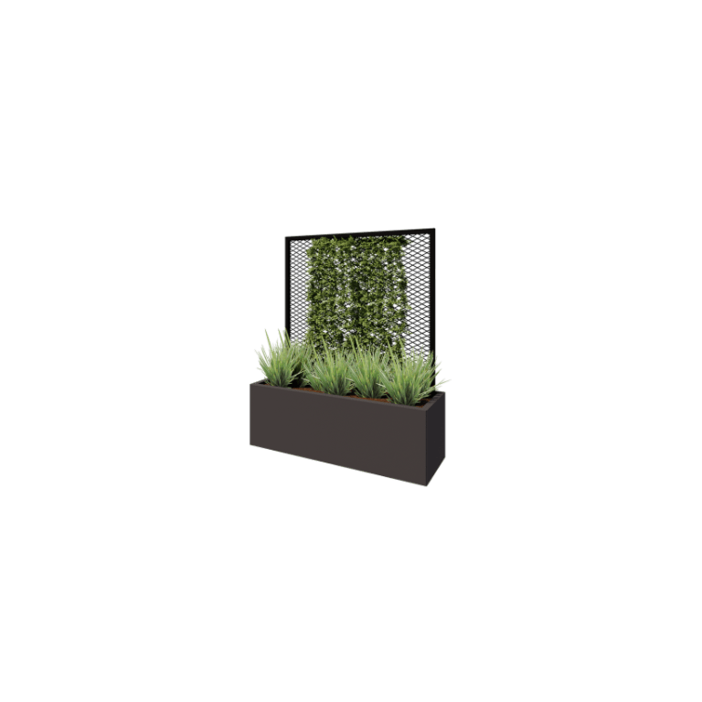 Klatrestativ til planter sort 120 x 40 cm