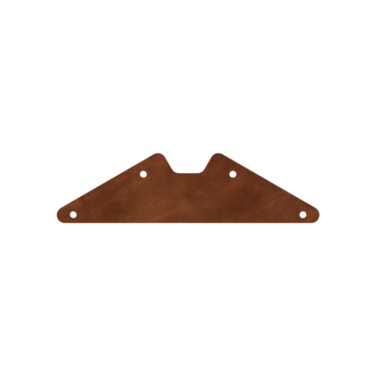 samlebeslag Corten-stål 120°.