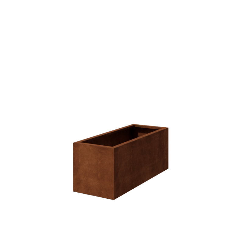 Svejst plantekasse Corten-stål Montana 120 x 50 x 50 cm