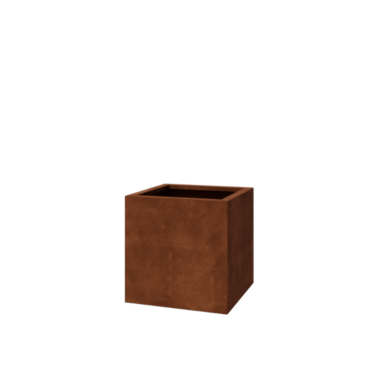 Svejst plantekasse Corten-stål Montana 60 x 60 x 60 cm