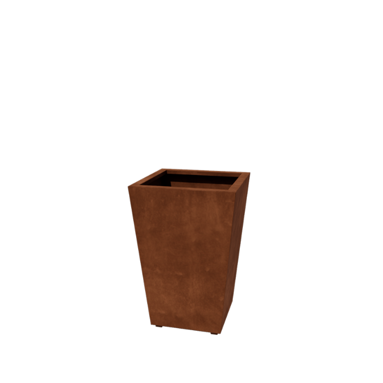 Svejst plantekasse Corten-stål Kegle 60 x 60 x 80 cm