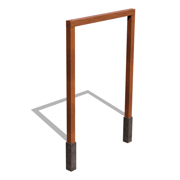 Pergola af cortenstål lige 200 cm