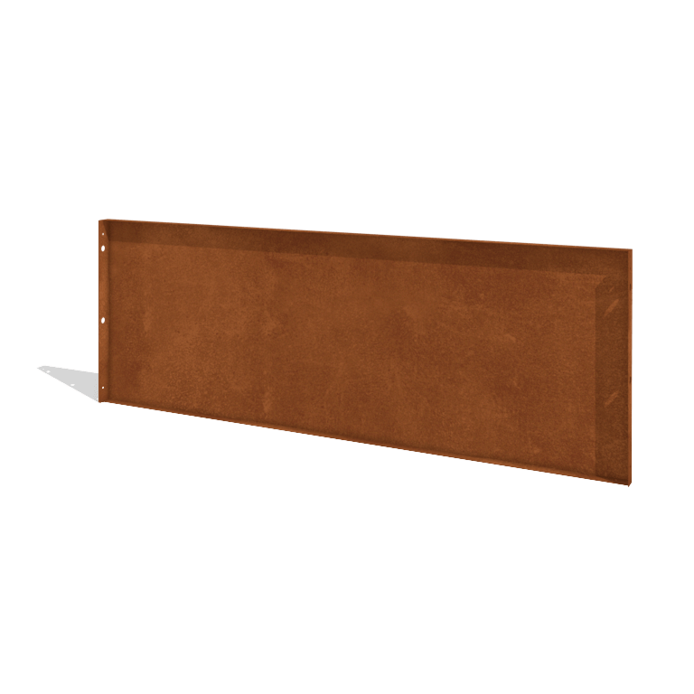 Hegn af cortenstål H panel 180 x 63,3 cm