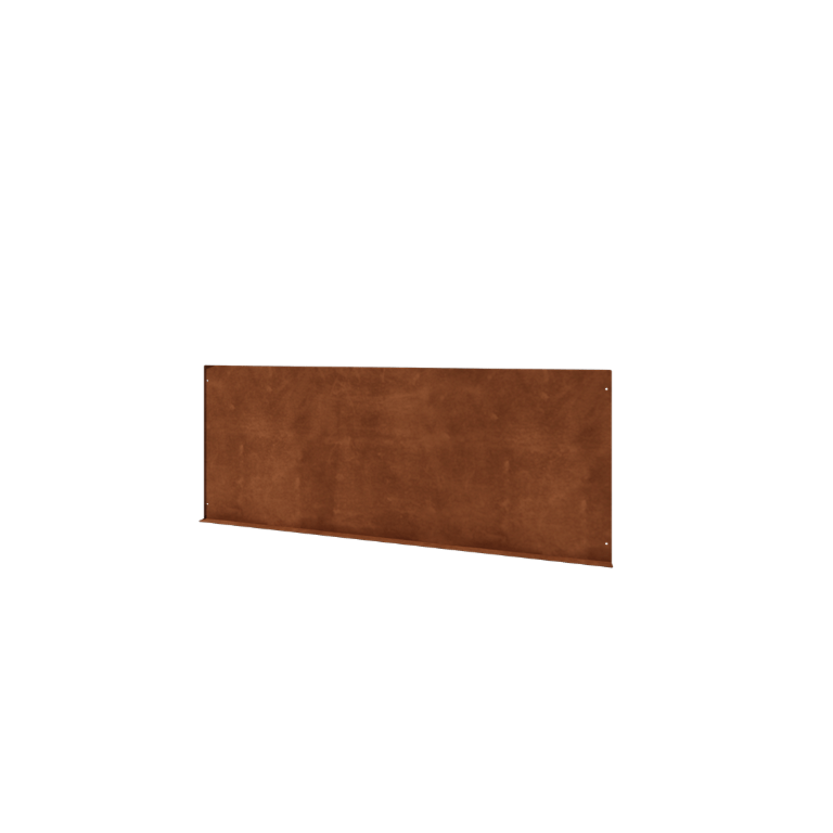 Cortenstål pyntehegn V - Panel - 149 x 3 x 60 cm
