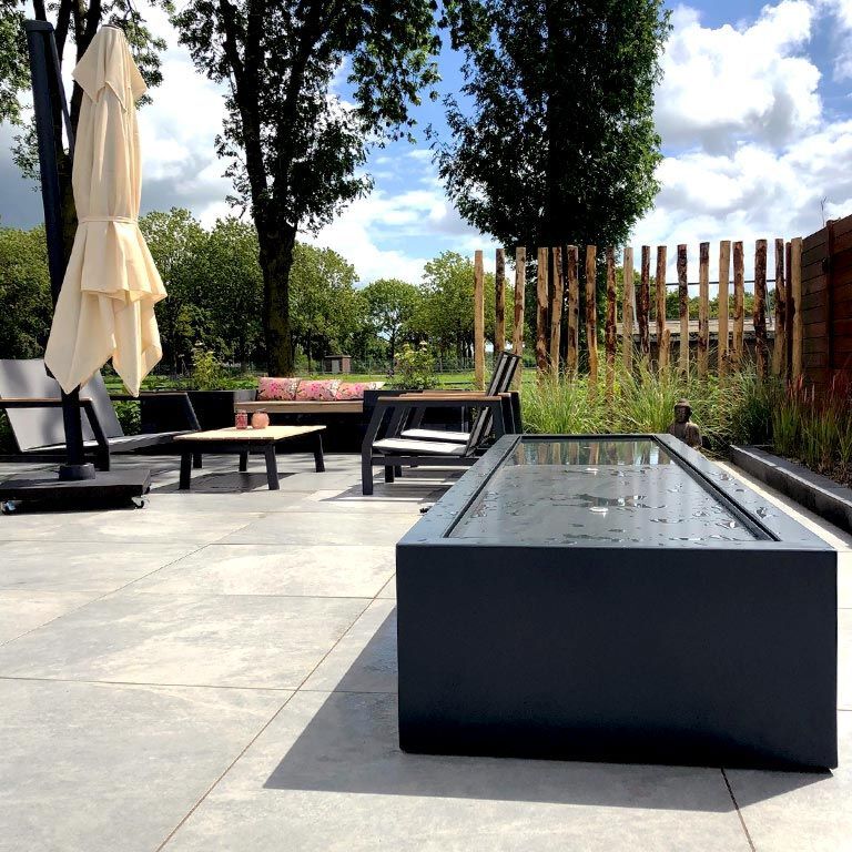vandfontaene Aluminium 300 x 80 x 40 cm