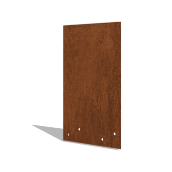 Samlebeslag lige corten-stål høj 34 - 37,5 cm