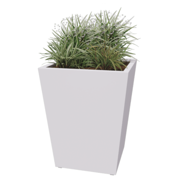 Svejst plantekasse pulverlakeret stål Kegle 80 x 80 x 100 cm