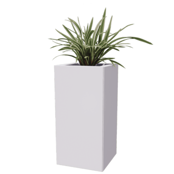 Plantekasse af pulverlakeret stål Miami 30 x 30 cm