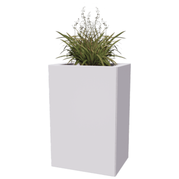 Plantekasse af pulverlakeret stål Texas 30 x 40 cm