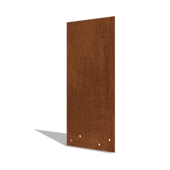 Samlebeslag lige corten-stål høj XL 45 cm