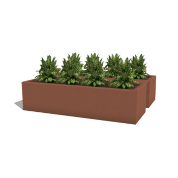 Altan Plantekasse af pulverlakeret stål 60 cm