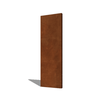 Panel base i cortenstål 60 x 6 x 190 cm