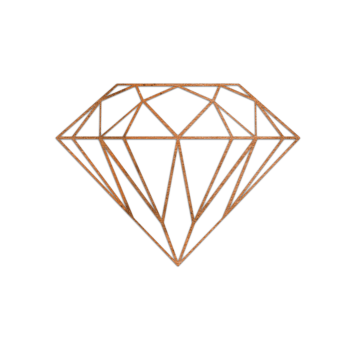 Vægdekoration af cortenstål Diamant *OP=OP
