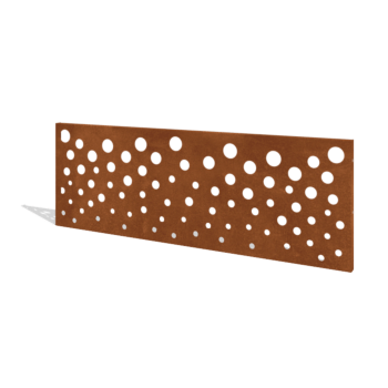 Hegn af cortenstål H panel B 180 x 63,3 cm
