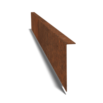 Bedkant af cortenstål bukket 12 cm (længde 150 cm)