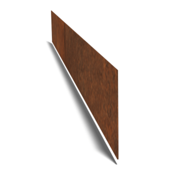 Bedkant af cortenstål lige 15 cm (længde 150 cm)
