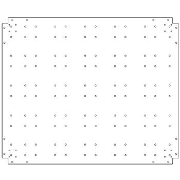 Bundplade galvaniseret stål 100 x 120 cm