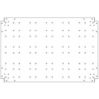 Bundplade galvaniseret stål 80 x 120 cm