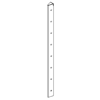 hjørneprofil Cortenstål 30° 80 cm