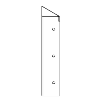 hjørneprofil Cortenstål 90° 30 cm