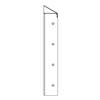 hjørneprofil Cortenstål 90° 40 cm