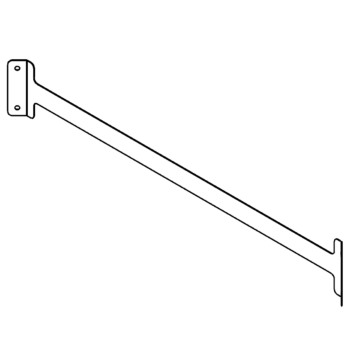 afstivningsbeslag Galvaniseret stål 100 cm