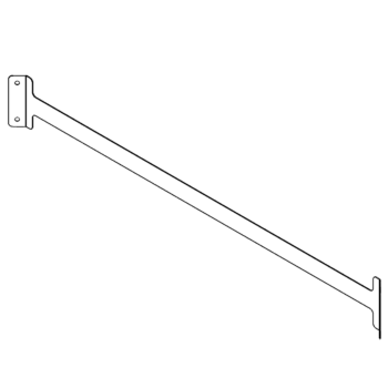 afstivningsbeslag Galvaniseret stål 120 cm