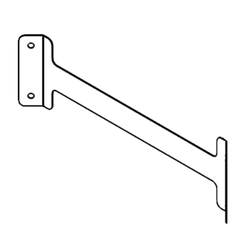 afstivningsbeslag Galvaniseret stål 50 cm