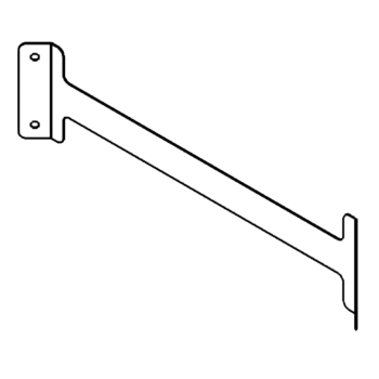 afstivningsbeslag Galvaniseret stål 60 cm
