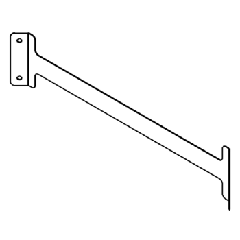 afstivningsbeslag Galvaniseret stål 70 cm