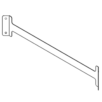 afstivningsbeslag Galvaniseret stål 80 cm