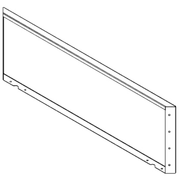 Panel af cortenstål 40 x 120 cm
