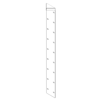 hjørneprofil Cortenstål 180° 100 cm