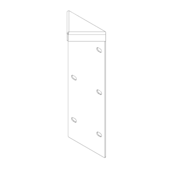 hjørneprofil Cortenstål 180° 30 cm
